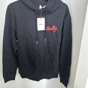 BALLY NORTH AMERICA Mens medium black hoodie pullover MSRP $420 6303078